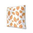 thumbnail image 3 of Orange Leaf Minimalist Designs Throw Pillow Covers 16x16 Inch 2 Packs Decorative Square for Living Room Couch Bed Sofa, 3 of 6