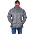 thumbnail image 1 of Tallino Men's Cold Weather Mock Neck Puffer Jacket with Zip Off Hood, 1 of 7