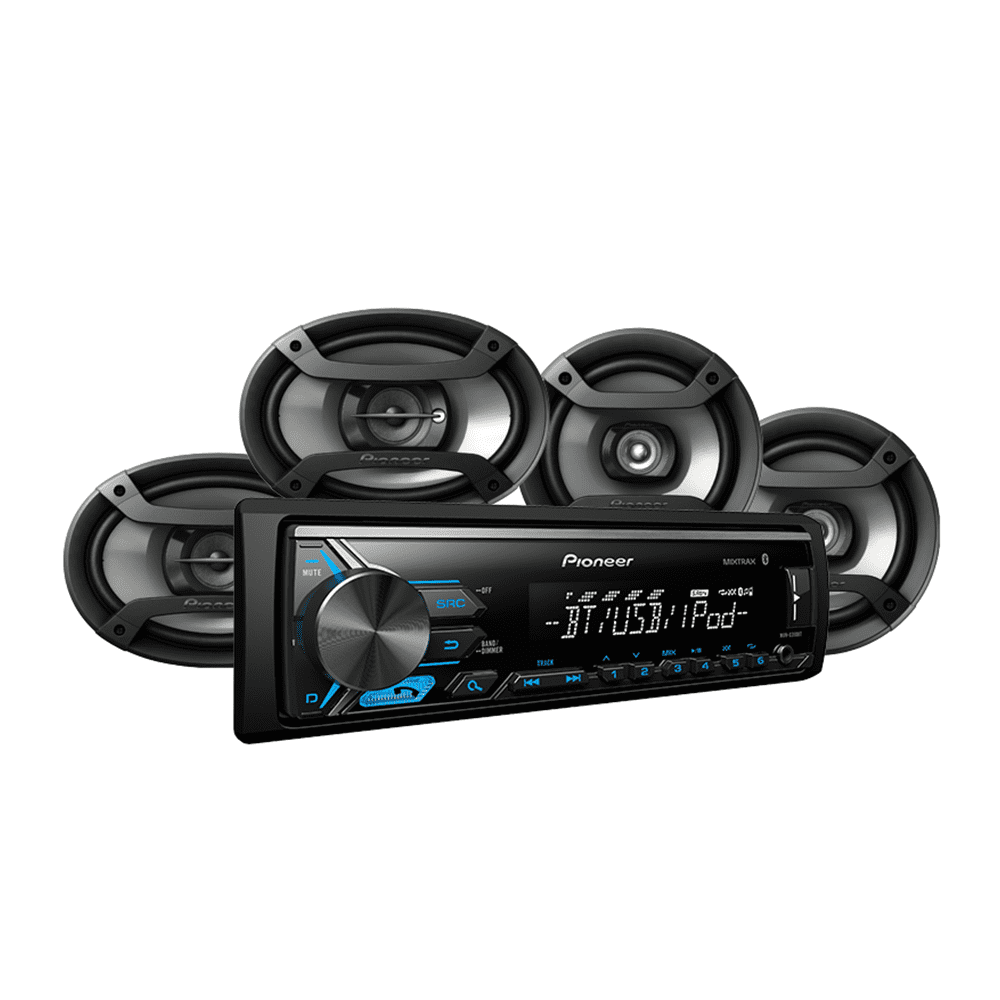View of Restored Pioneer MXT-X3969BT Digital Media Receiver with Bluetooth, 2 ...