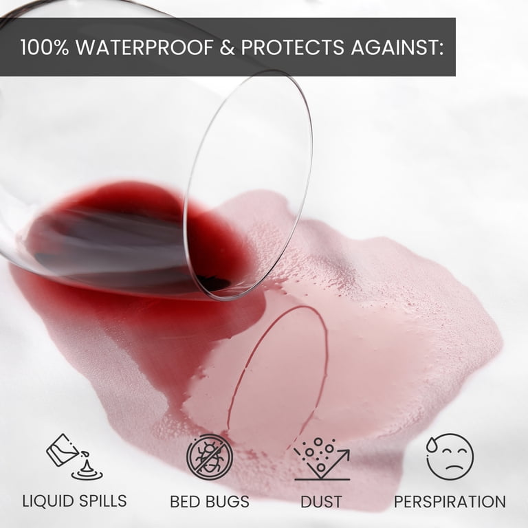 Everlasting Comfort King Pillow Protectors, Waterproof 2-Pack photo 3