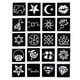 thumbnail image 2 of Kit de tatuajes temporales Wumawu, 4 unidades, pasta semipermanente, 2 of 9