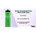 Water Bottles with Push Cap 28 oz. Set of 6, Bulk Pack - Reusable, Great for Gym, Hiking, Cycling, School - Neon Green