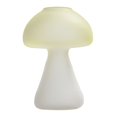 thumbnail image 1 of Frosted Red Mushroom Vase Yellow Brown Stable For Home Living Room Creative Glass Crafts Decor, 1 of 21