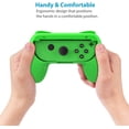thumbnail image 3 of Compatible avec Nintendo Switch Joy-Con Poignée de Manette de Jeu - [2 Pcs] Poignées de Manette de Jeu Confortables pour Switch Joy-Con, Rose et Vert, 3 of 7