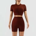 thumbnail image 2 of Two Piece Workout Sets for Women Active Sets Gym Sets Work Out Sets Gym for Women Pilates Outfit Gym Yoga Athletic Clothes Running Set Layered Workout Set Short Sets for Women Cute Workout Sets, 2 of 5