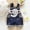 Dark Blue, variant on Stylish Boys Denim Romper Jumpsuit with Adjustable Suspenders for Playful Everyday Comfort and