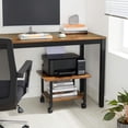 thumbnail image 2 of Soporte para impresora VASAGLE Industrial Mobile de 2 niveles con almacenamiento, 2 of 7