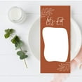 thumbnail image 2 of Koyal Wholesale Terracotta Printable Wedding Paper Menu Cards for DIY Printer, Pack of 52, 2 of 5