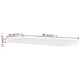 thumbnail image 2 of vidaXL Wall Shelf Set of 2 White MDF with a matte finish, 2 of 5