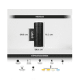 thumbnail image 4 of Lampara Arbotante Led 12w Para Pared Exterior Color Negro Luz Cálida 2700k Lab.G Negro, 4 of 4