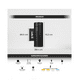 thumbnail image 4 of Lampara Arbotante Led 12w Para Pared Exterior Color Negro Luz Cálida 2700k Lab.G Negro, 4 of 4
