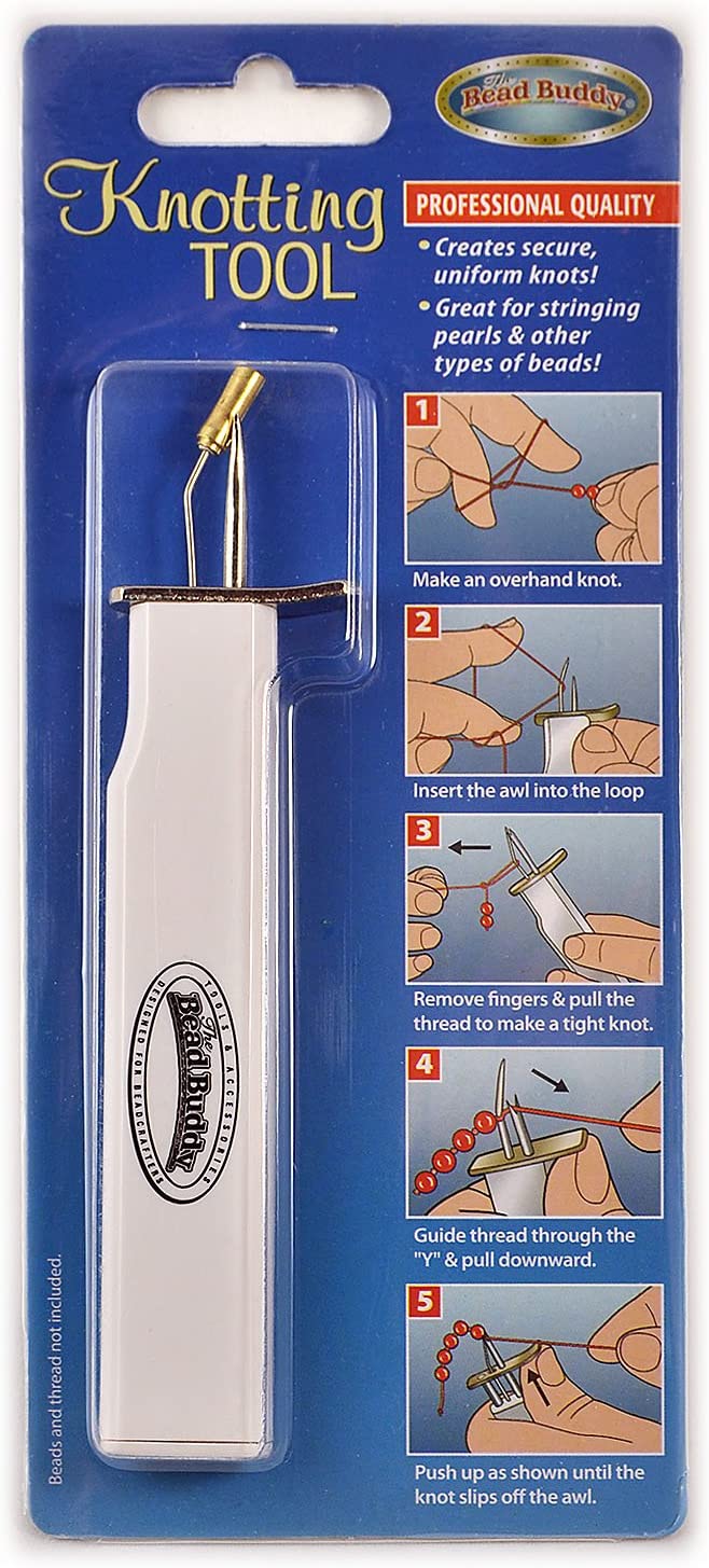 Bead Buddy Professional Quality Knotting Tool - Create Tight Knots for Your  Jewelry - Consistent and Professional Knotter - Bead and Pearl Knotting  Tool 