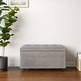 thumbnail image 6 of Homestock Retro Relaxation  34 Inch Wide Rectangle Storage Ottoman, 6 of 51