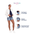 thumbnail image 7 of Savi Parker Women's Maternity Knit Denim Shorts, 7 of 7