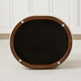 thumbnail image 7 of CHITA Storage Ottoman, FSC Certified Oval Footrest Ottoman for Living Room and Bedroom, Faux Leather in Black, 7 of 7