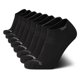 thumbnail image 1 of Medias Reebok para hombre, corte bajo, paquete de 8, invisibles, negras, 1 of 7