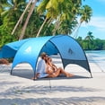 thumbnail image 1 of Carpa de playa Flycoop, 230 x 150 x 135 cm, con protección UV, color azul, 1 of 9