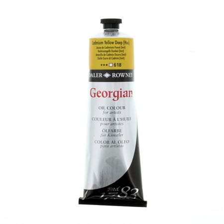 UPC: 5011385929478 | Daler-Rowney Georgian Oil Color  225ml Tube  Cadmium Yellow Deep Hue