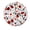 FFclock039, variant on ZXCXRQFa Animal Cute Pig Watercolor Flower Wall Clock Non Ticking Silent Kitchen Clock Round Battery Operated Clocks 10 inch for Living Room Bedroom Decor