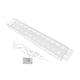 thumbnail image 1 of Jarrón de flores acrílico rectangular para centro de mesa floral, ideal como regalo para el hogar y la sala de estar. 24 hoyos, 1 of 9
