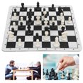 thumbnail image 3 of Rupoun Compact International Chess Set – Portable Rubber Board, Durable Plastic Pieces, Includes Storage Bag, 3 of 6