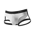 thumbnail image 1 of Ropa Interior Para Hombre, Fina Capa De Seda Helada, Bolsa En Forma De U, Cintura Baja, Transpirable, De Algodón, Con Tirantes Formales, Ropa Interior Triangular., 1 of 3