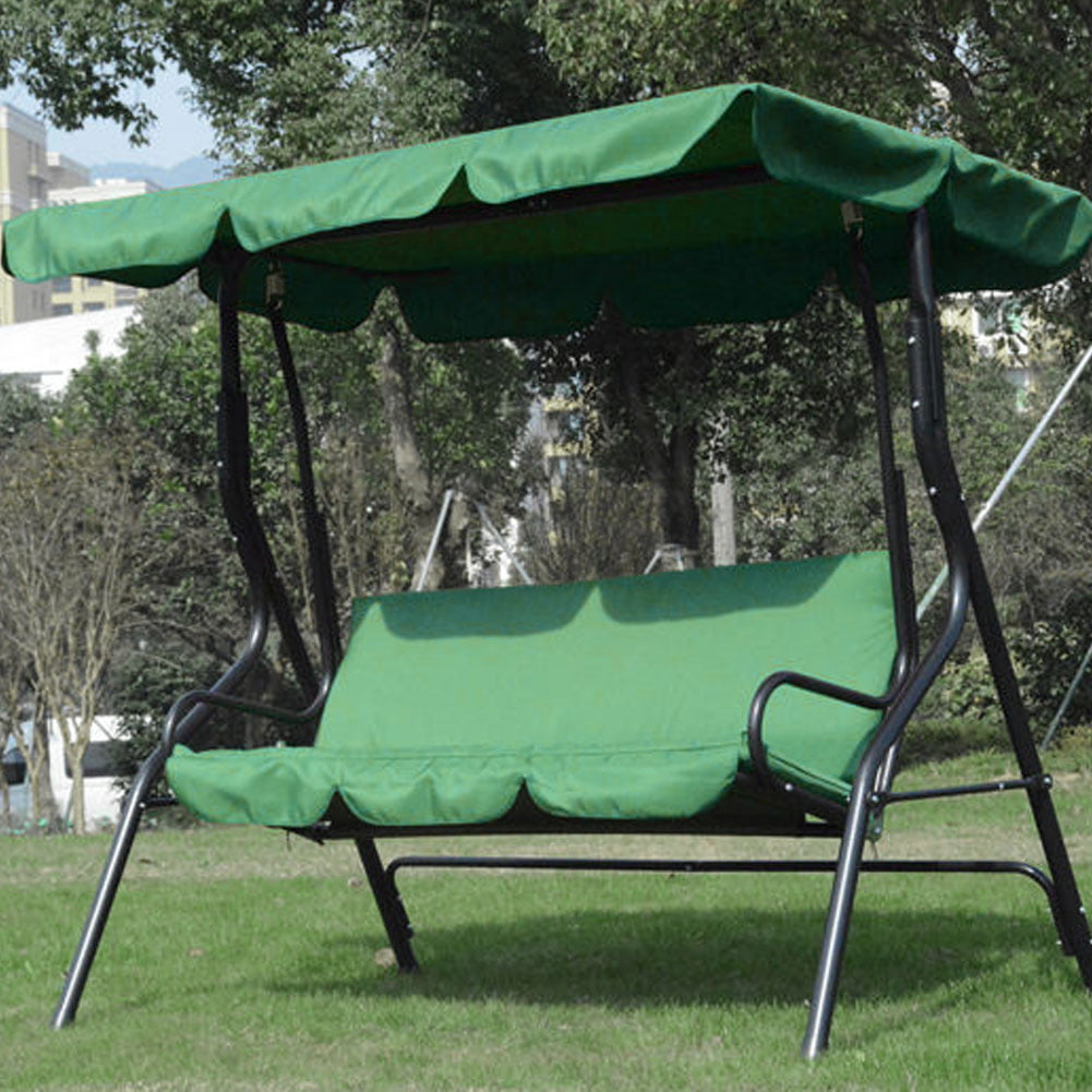 Ccdes Swing Protection Cover, Courtyard Garden Swing Hammock 3Seat Cover Waterproof Fabric