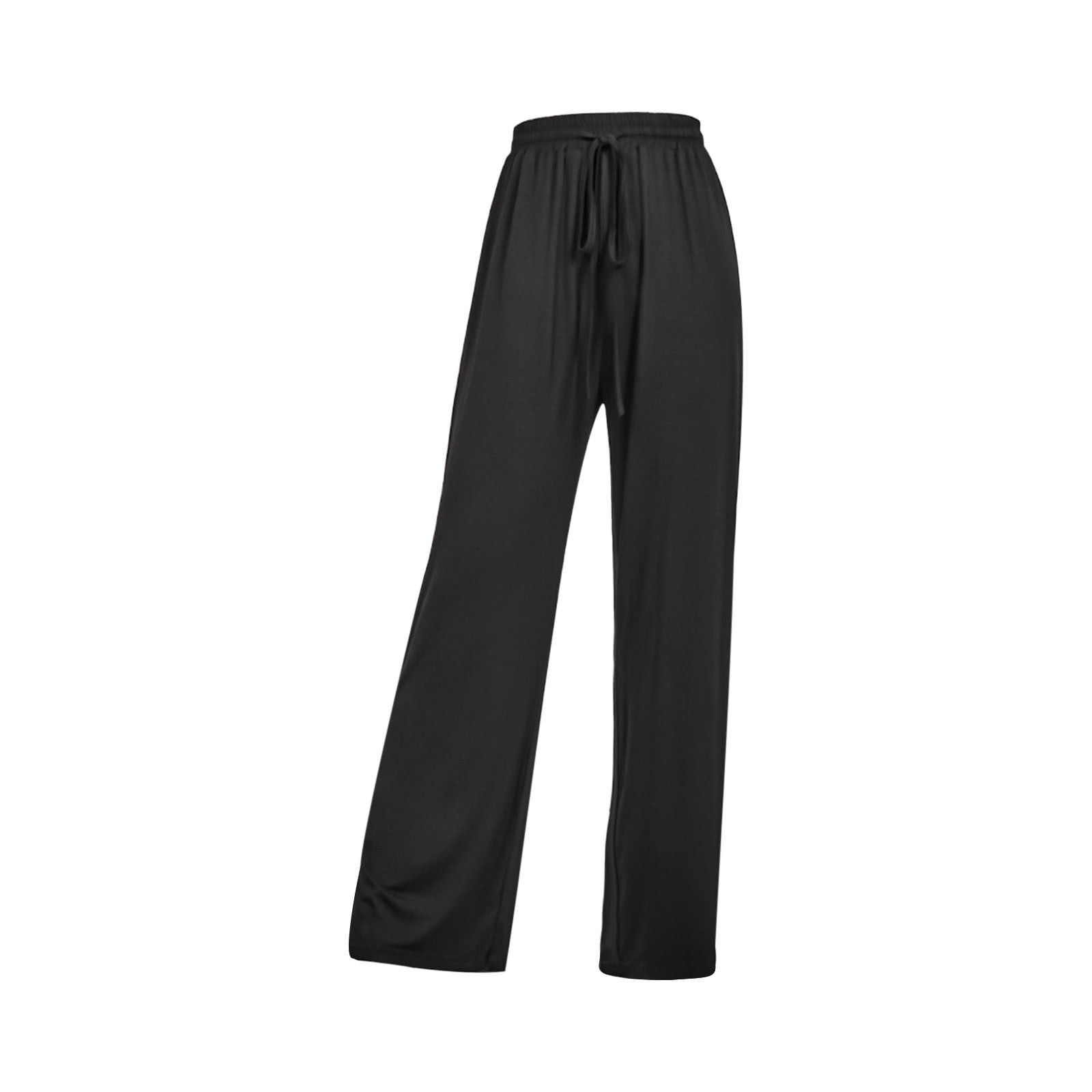 Pantalon Femme Taille élastique Chaud Doublé - Modèle Ample à Carreaux, Décontracté, Pour Sport, Loisirs, Hiver