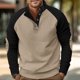 thumbnail image 2 of Men's Standing Collar Sweatshirt Is Outdoor Casual Sweaters Tops L, 2 of 5