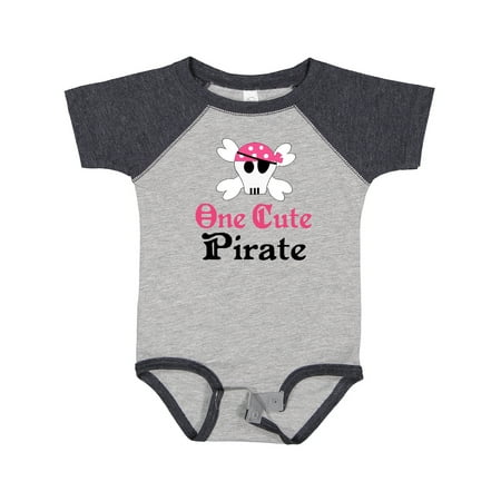 

Inktastic Girls Cute Pirate Gift Baby Girl Bodysuit