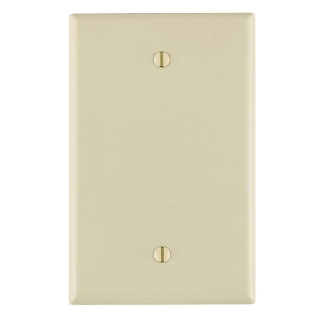 Placa de pared Leviton PJ13-T para 1 módulo tamaño intermedio color almendra claro