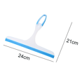 thumbnail image 1 of 1 pieza de escobilla de goma para ducha, escobilla de goma para espejo de ducha de plástico, escobilla de goma para limpieza de ventanas para espejo, baño, ventana, piso, vidrio, azul ZefeiWu 8390606382337, 1 of 1