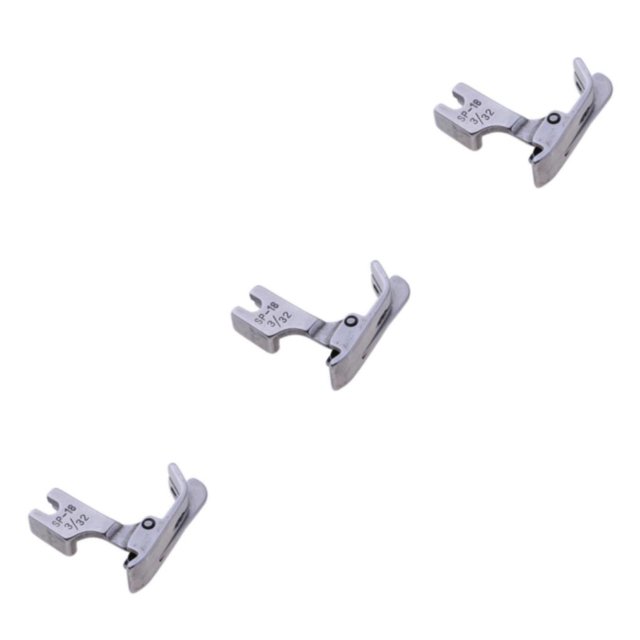 Justharion SP-18 Industrial Sewing Machine Hinged Presser Foot with Right Guide 8 Size Reliable and Efficient Style A 3Set