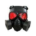 thumbnail image 3 of Protective with Fan Adjustable Strap Impact Resistant Full Face CS for Red Lens Black, 3 of 7