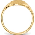 thumbnail image 2 of 14K Yellow Gold 10.0X8.0mm Open Back Signet Ring (Size 6) Made In United States rs195, 2 of 5