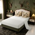 thumbnail image 3 of Manfei Rustic Animal Mallard 7-Piece Twin Bedding,Farmhouse Bird Bedding Comforter Set,Light Gray Reversible, 3 of 6