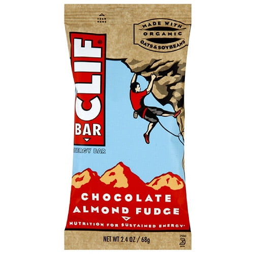 Clif Bar Chocolate Almond Fudge Energy Bars, 2.4 oz (Pack of 12) by Clif Bar