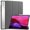 gray, variant on Magnetic Auto Sleep Wake Hard Cover for Tab Plus 12.7" / Pad Pro AI TB350FU, PU Leather Protective Tablet Case,Dark Blue