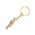 thumbnail image 1 of Instruments de Musique Pendentif Clé, Trompette Porte-Clés Compact 3D Design Métal Durable à la Mode pour Sacs, 1 of 8