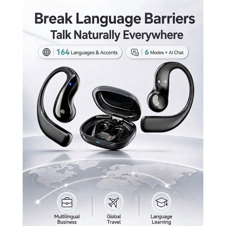 DTIRD AI Translation Earbuds with 164 Languages photo 2