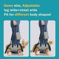 thumbnail image 5 of Ownpets Upgraded Dog Sling Harness, Outdoor Sling Bag for Spine Protection, Whole Body Support, Support Vest to Assist Aged Dogs, Size XL, 5 of 8