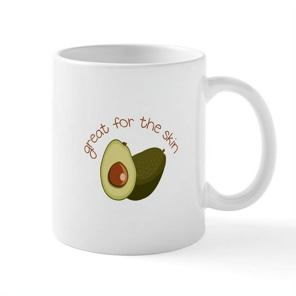 CafePress - Great For The Skin Mugs - 11 oz Ceramic Mug - Novelty Coffee Tea Cup