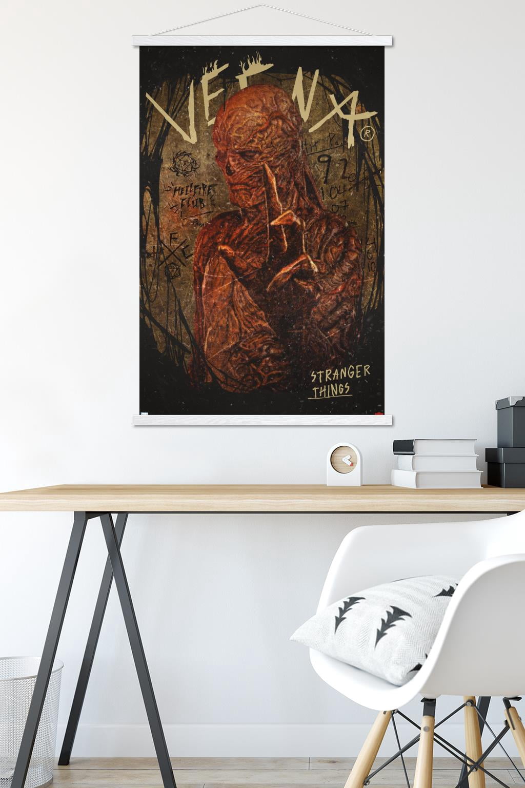 Netflix Stranger Things: Season 4 - Vecna Wall Poster with Magnetic Frame, 22.375" x 34"