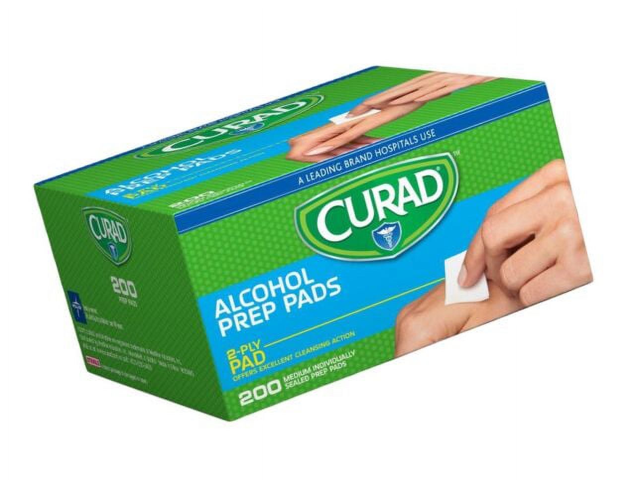 Curad 2-Ply Alcohol Prep Pads, 200 count - image 3 of 4