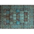 thumbnail image 1 of Ahgly Company Indoor Rectangle Persian Light Blue Traditional Area Rugs, 7' x 10', 1 of 4