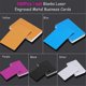 thumbnail image 4 of 100 Pcs Blank Sublimation Metal Name Card (Silver ), 4 of 5