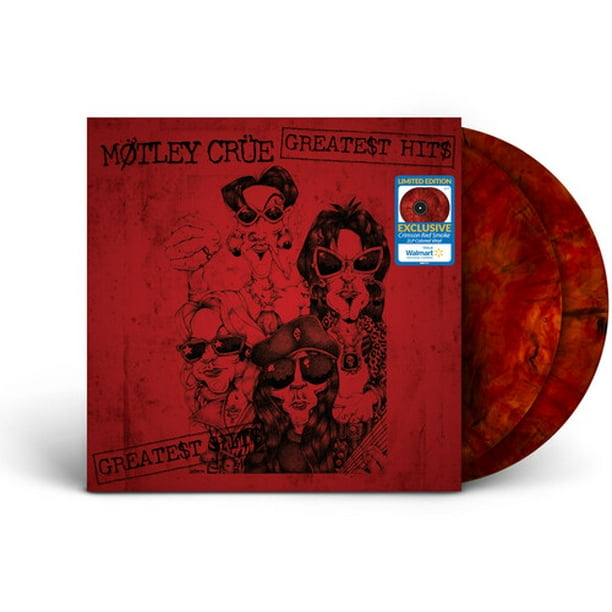 Motley Crue - The Greatest Hits (Crimson Smoke Vinyl) (Walmart Exclusive) -  