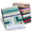 Mint/Tan, variant on Mint/Tan/Pink Woven Falsa Throw Blanket 70"x50" Artisan Southwest Decor for Beach Yoga Outdoors
