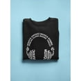 thumbnail image 3 of "music" In Different Languages Sweatshirt Men -GoatDeals Designs, Male XX-Large, 3 of 4