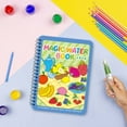 thumbnail image 4 of Children’s Water Painting Book 5ml Reusable Magic Coloring Set with Pen Educational Gift for Toddlers Mess Free Portable Drawing Activity Travel Preschool Art Supplies, 4 of 5